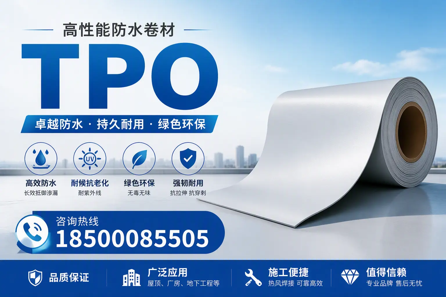 TPO材料的环保特性及其在海南的应用